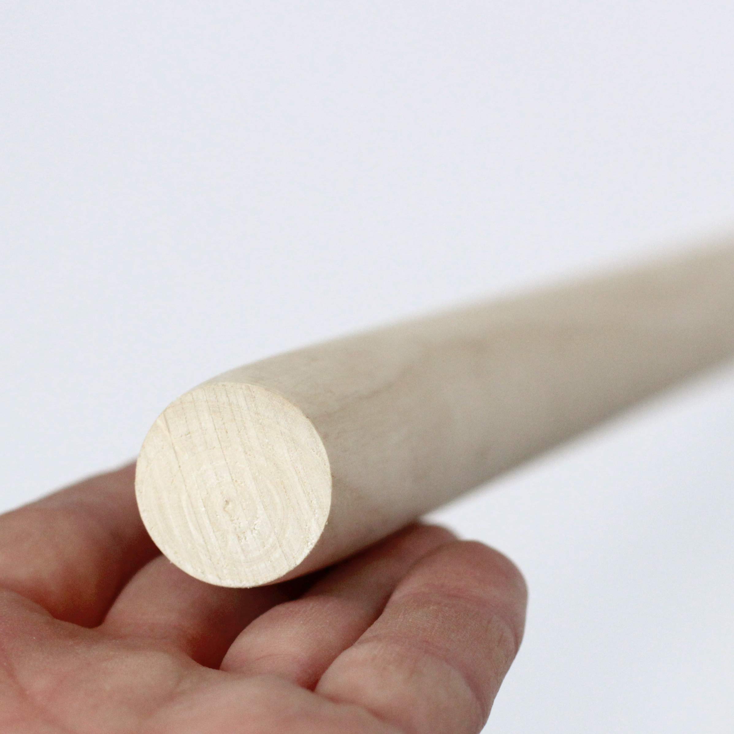 Bastoni Escrima DEPICE Unisex - Coppia Da 68cm, Legno Naturale Con Manico In Pelle - Foto 3