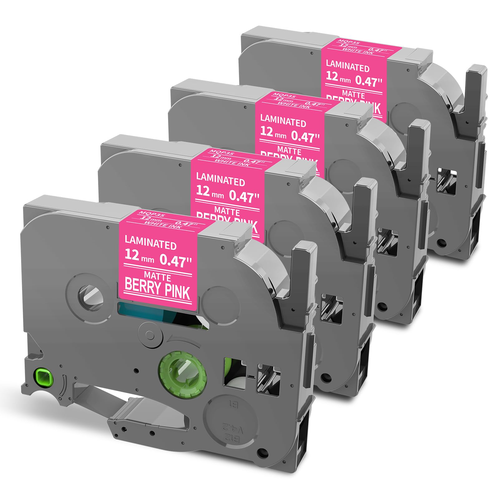 Replacement for Brother Label Maker Tape Pink TZE-MQP35 P-Touch Label Tape 12mm 0.47" Berry Pink TZe TZ Pastel TZEMQP35 Work with PT-D410 PT-D220