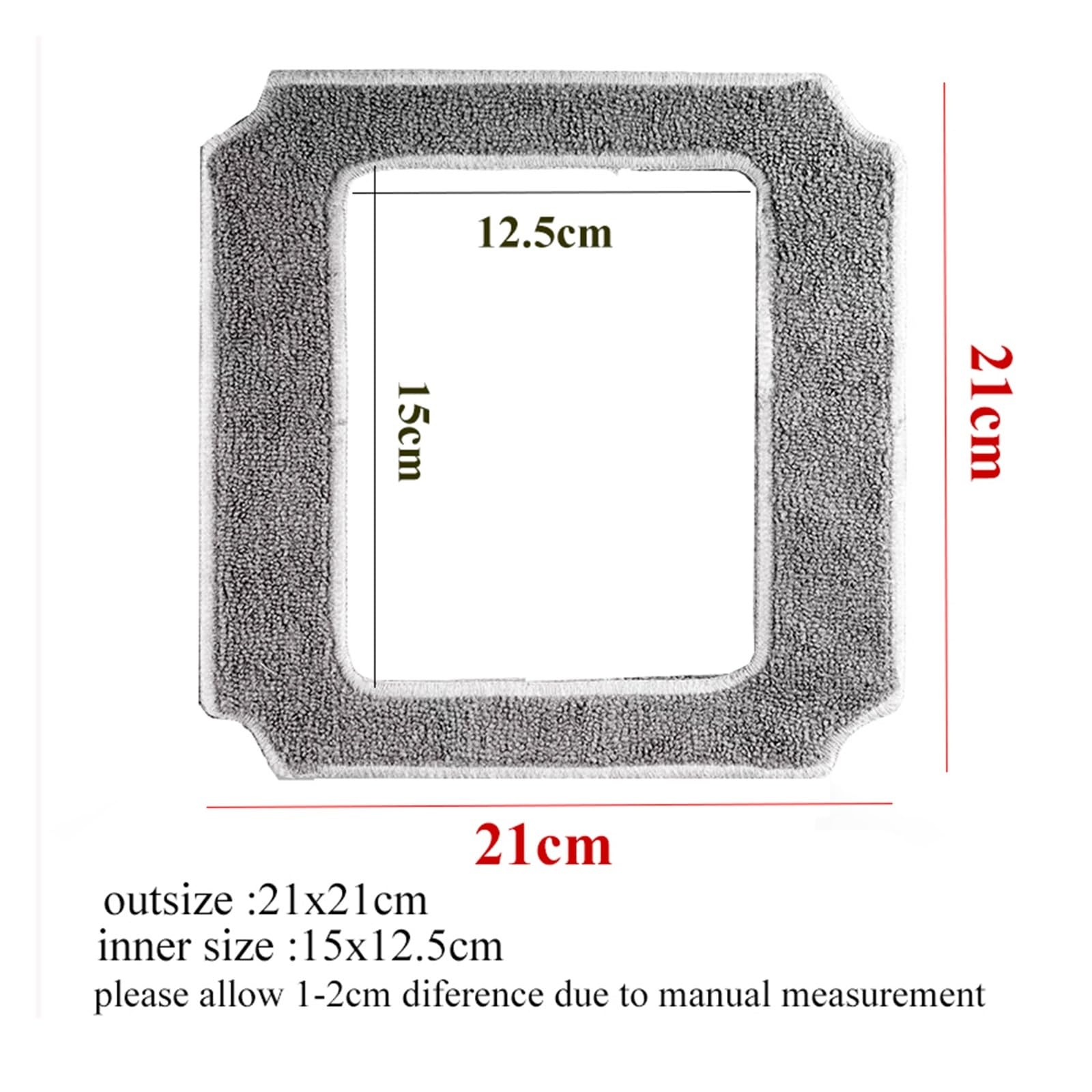 Kompatibel For ABIR, WD8 V21S V23S Reinigungsmops, Fensterputzroboter, Wiederverwendbare Waschbare Lappen For Waschen Von Fensterglas-Ersatzteilen, 6/12/18-teiliges Tuch(18pcs)