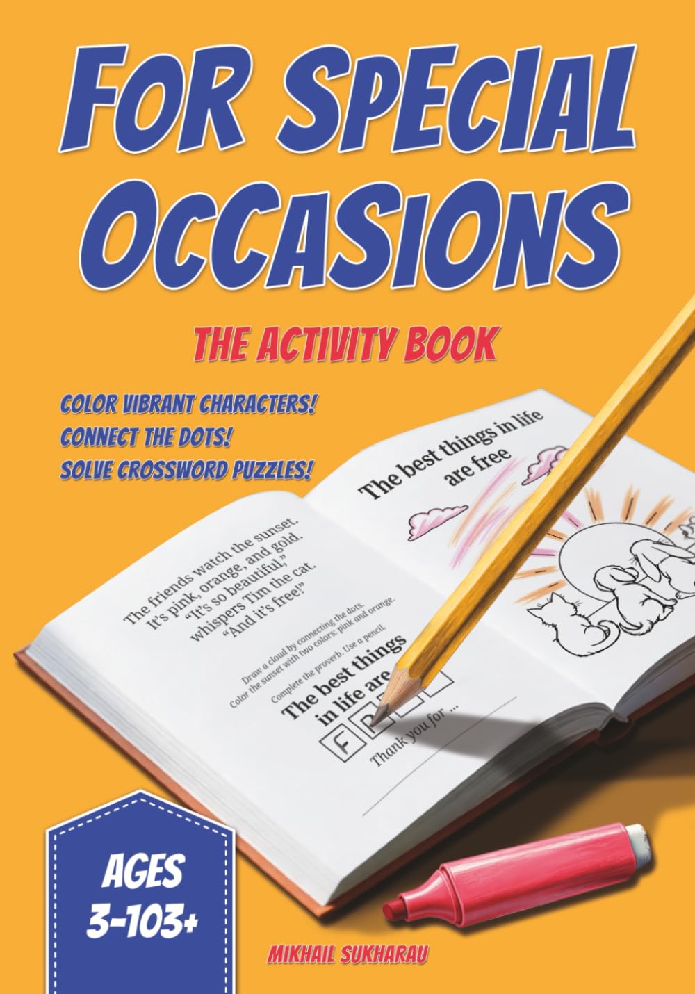 For special occasions: THE ACTIVITY BOOK