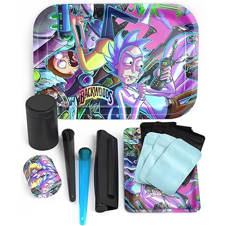 Rolling Tray Set: Smoke Gear Fit for Connoisseurs