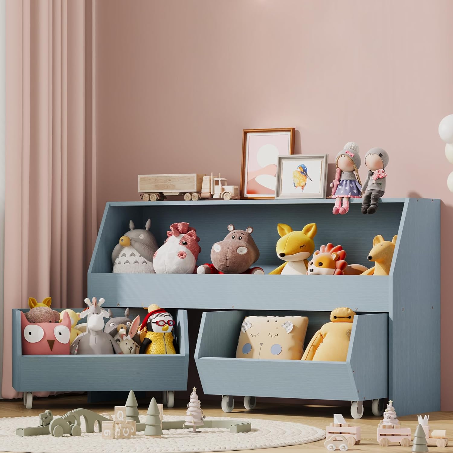 ZOPEND Toy Storage and Organizer for Kid, Boys and Girls