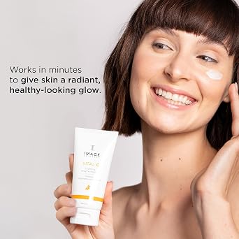 IMAGE Skincare, VITAL C Hydrating Enzyme Masque, 2 oz | Brightening Facial Mask with Vitamin C and Hyaluronic Acid