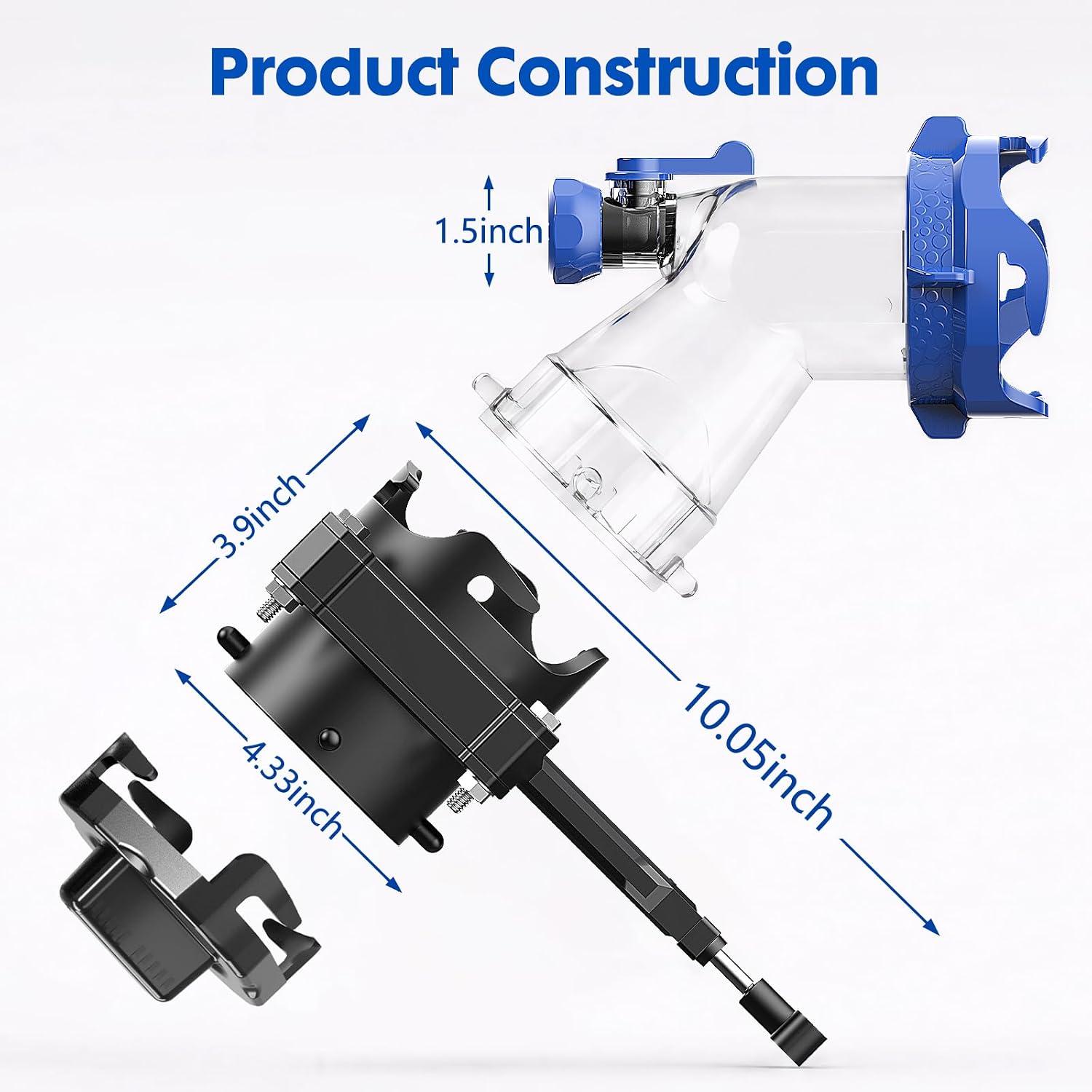 Himaweek RV Tank Rinser with Gate Valve and Backflow Preventer