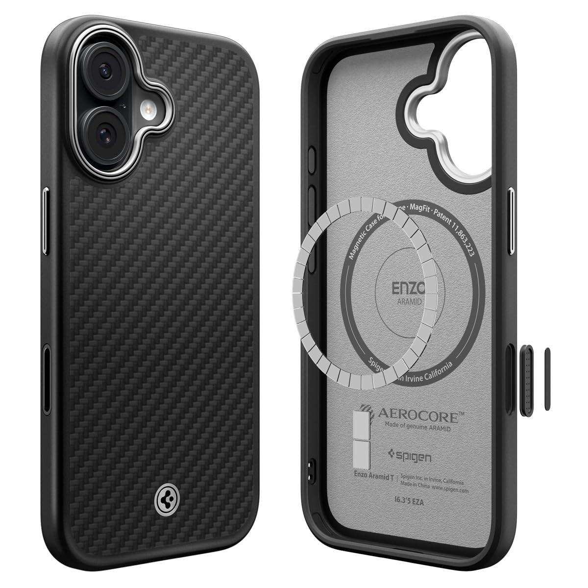 Spigen Case for iPhone 17 Case, Enzo Aramid T Designed for Apple