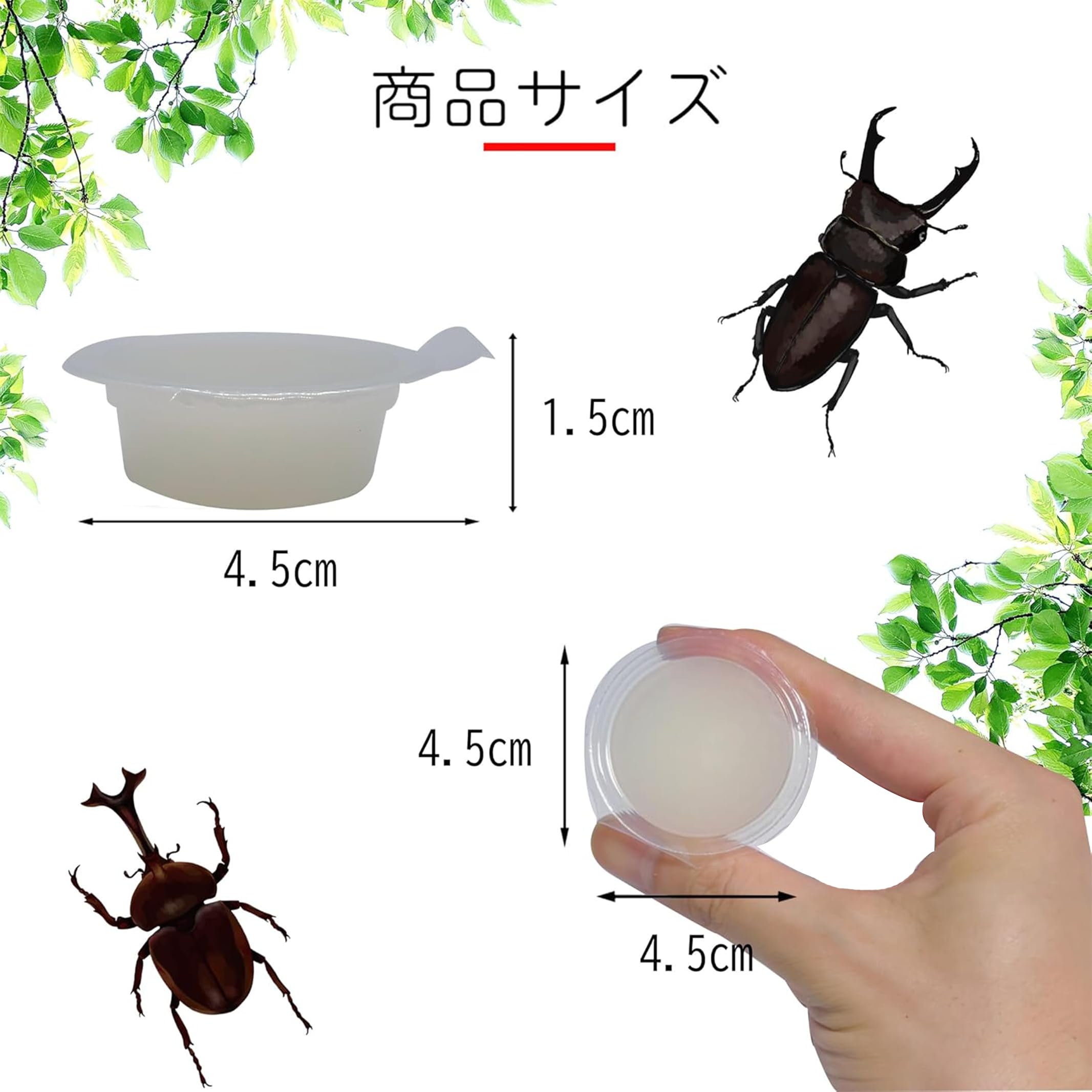 Amazon | フジコン 高タンパク乳酸ドルクスゼリー 昆虫ゼリー クワガタ