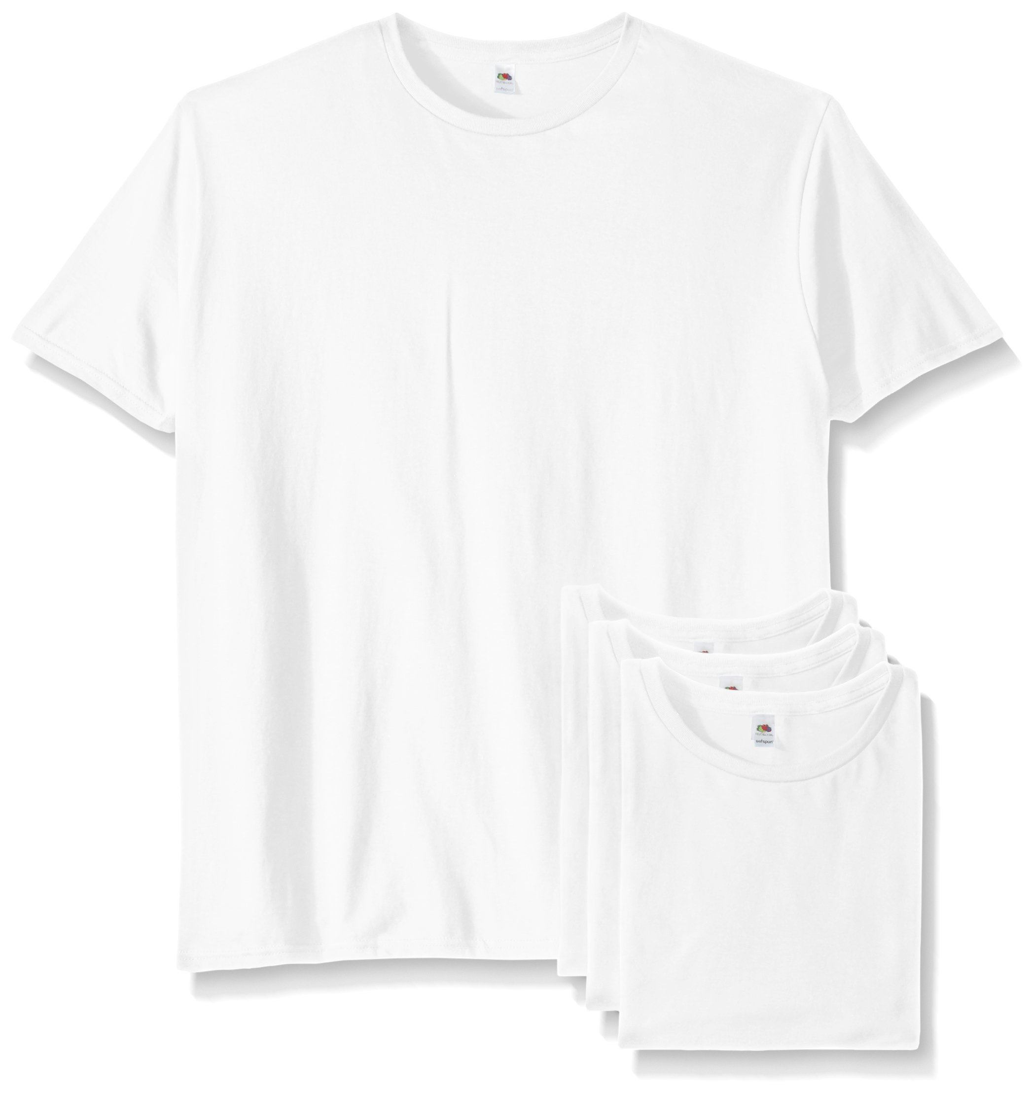 Fruit of the LoomMen's Lightweight Cotton Crew T-Shirt Multipack