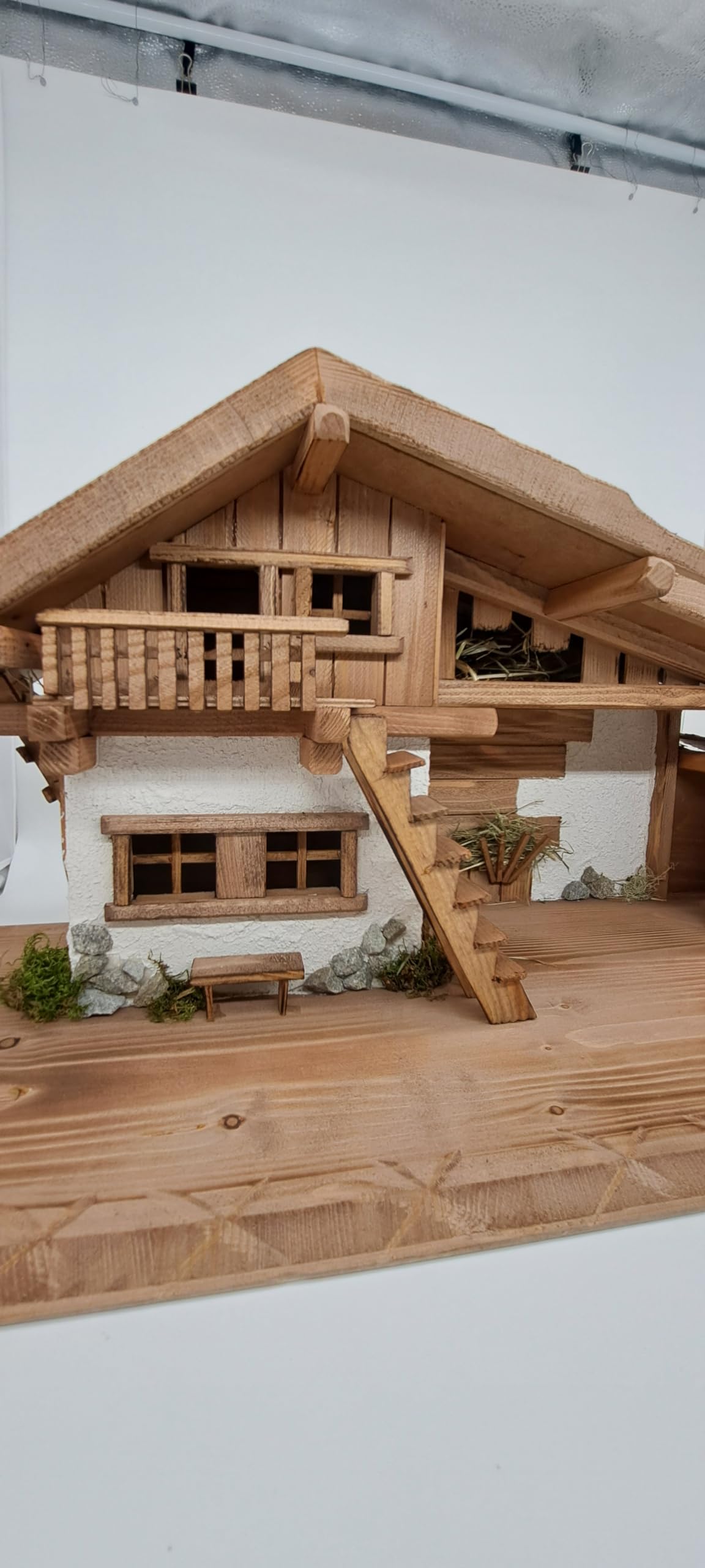 Crèche de Noël XXXL - Crèche de Noël avec figurines (K1F)