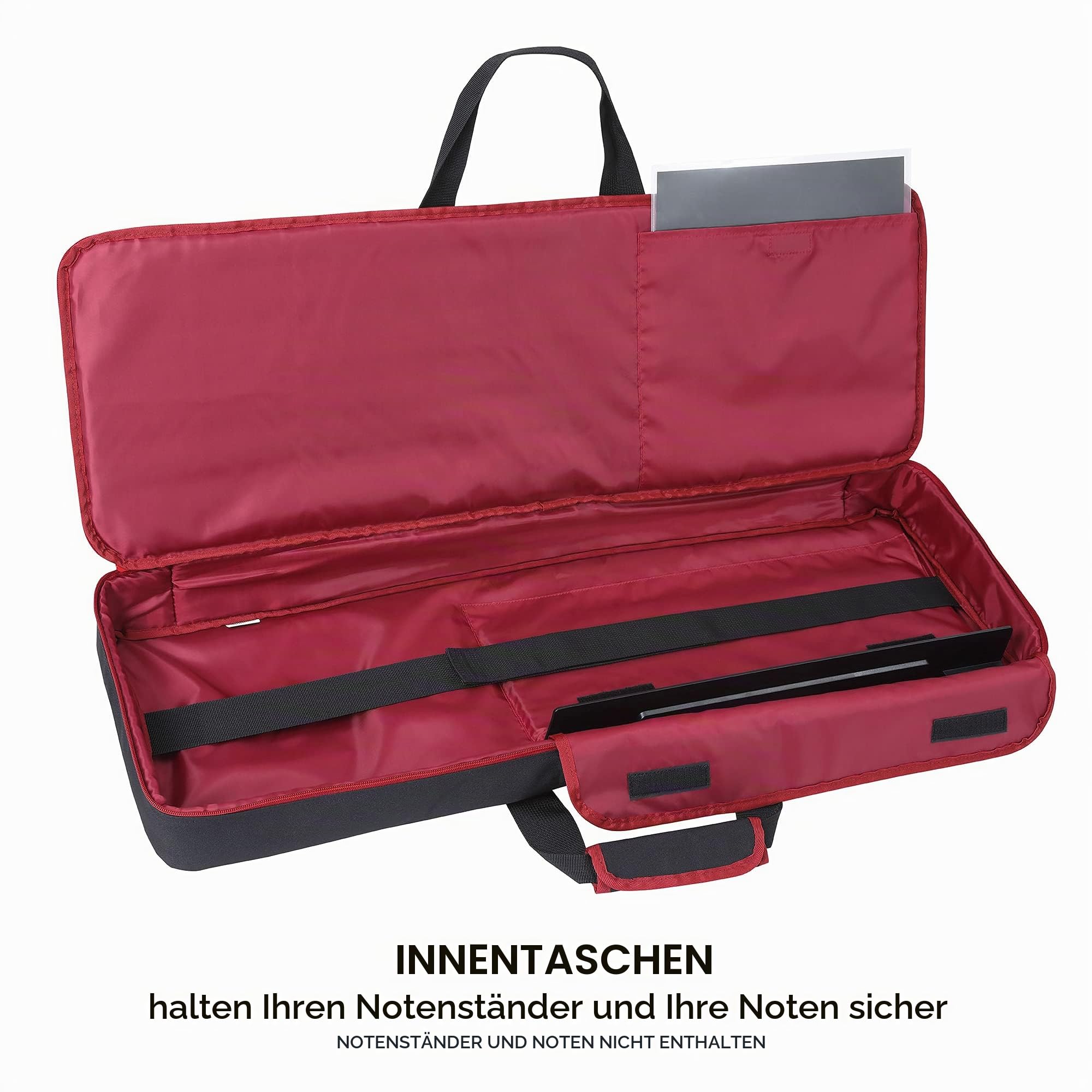 Roland CB-GO61KP Tragetasche für GO-Serie Keyboards mit 61 Tasten: GO:PIANO, GO:KEYS und GO:PIANO mit integrierter Alexa-Sprachsteuerung. Maßgeschneiderte, originale Roland Keyboardtasche. | Maßanfertigung Original ROLAND Keyboard Case CB-GO61KP