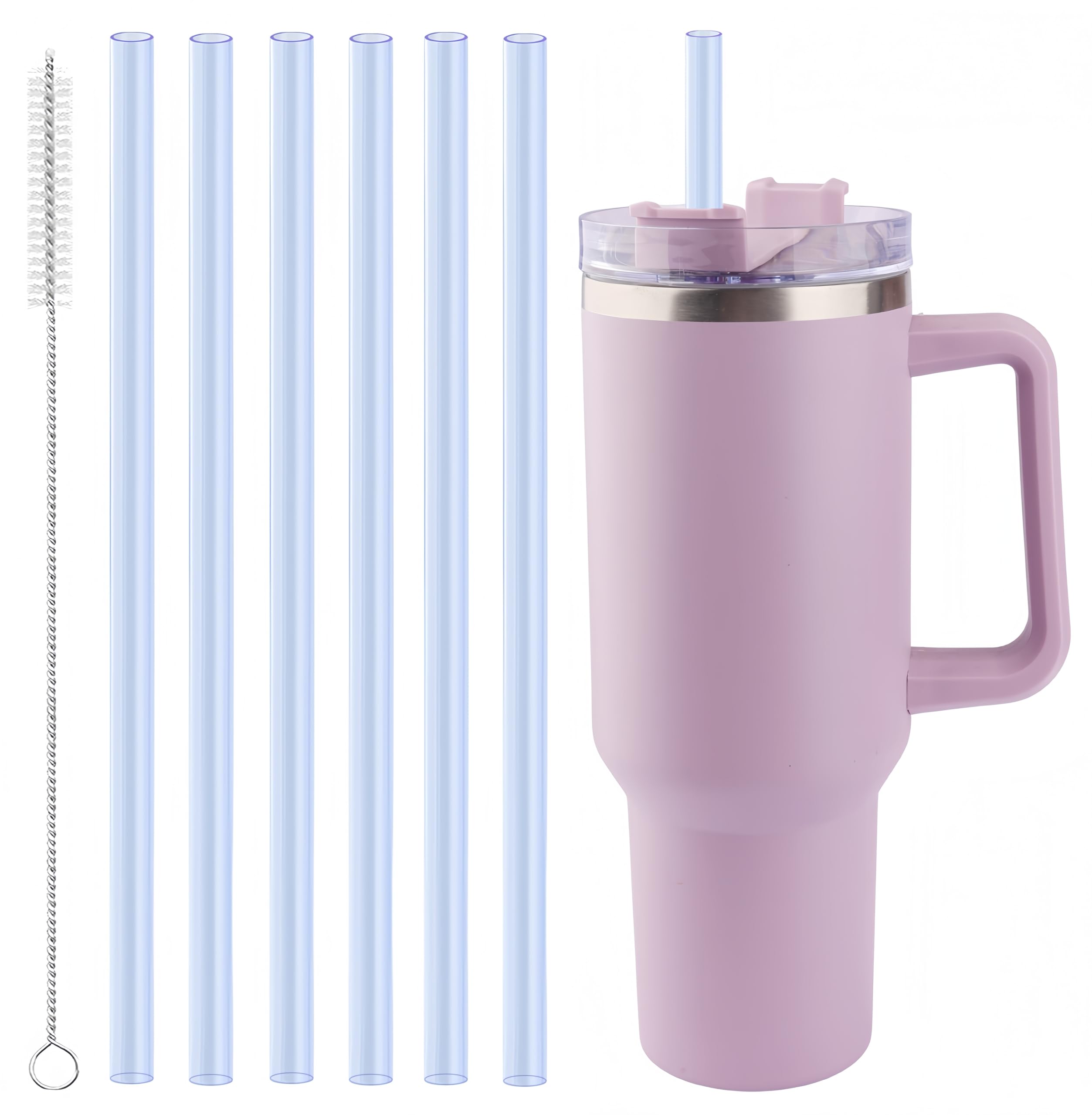 Joshey Replacement Straws for Stanley Quencher 40oz Tumbler, 6 Pack