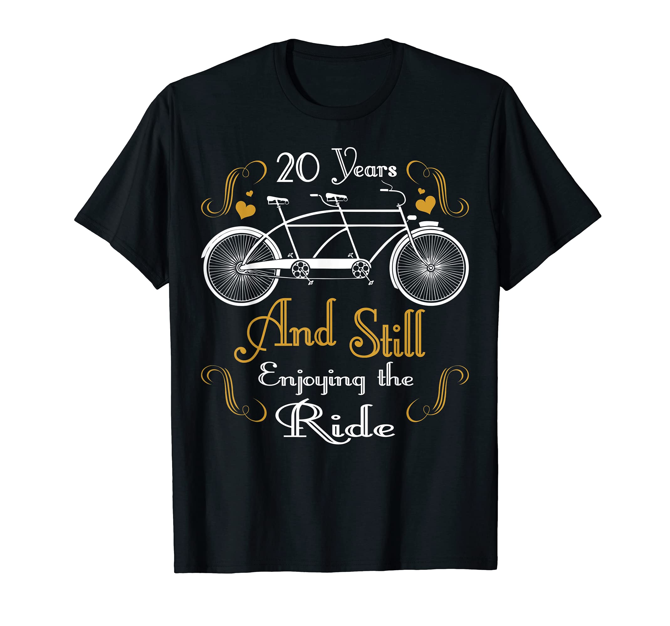 20 Years And Still Enjoying The Ride Marriage Couple Tshirt