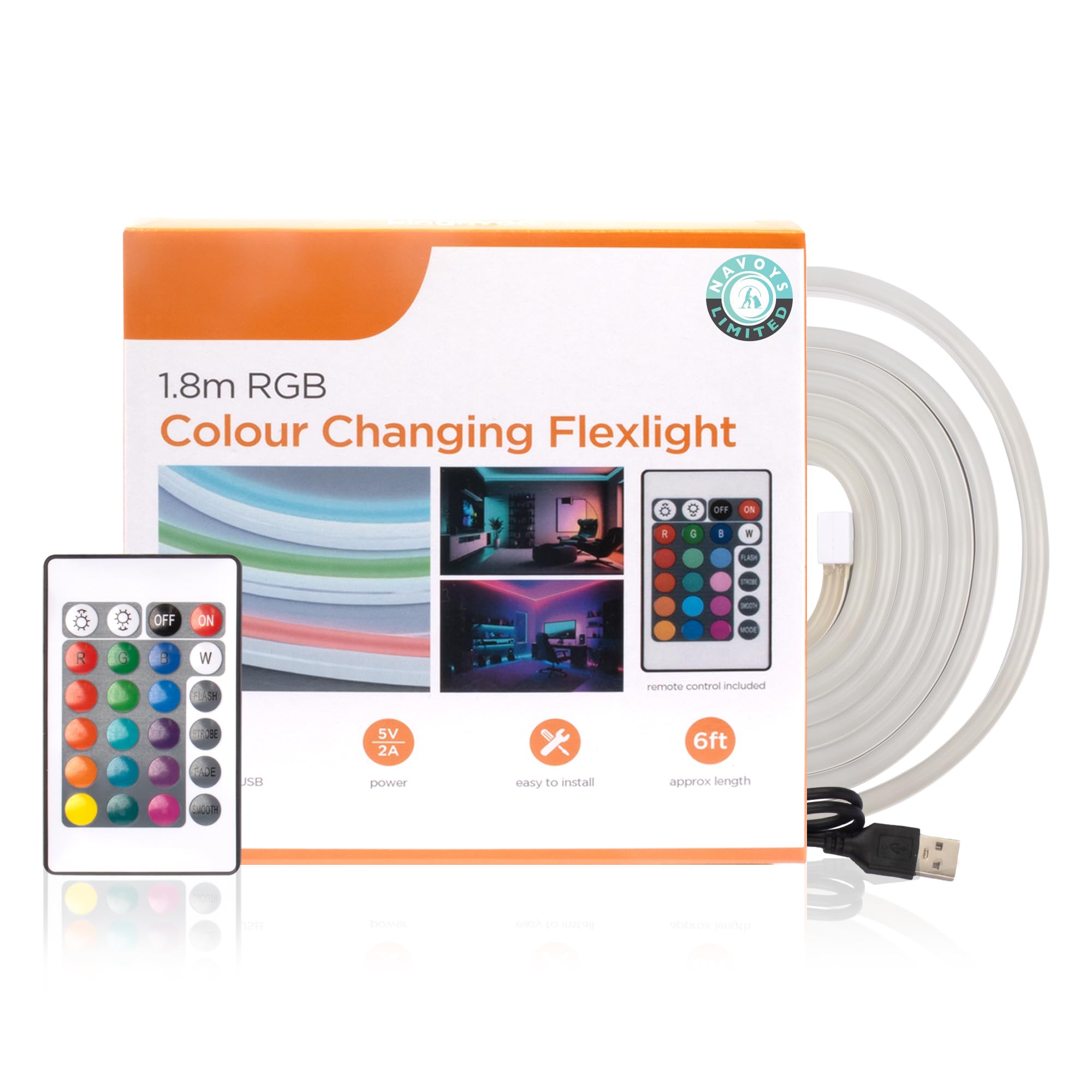 LXLQZXW Under Cabinet LED Strip Lights - 16.4FT, Color Changing, 10-Pack With Remote Control For Kitchens, Cupboards, Closets, Stairs, Shelves And Beds - View #5