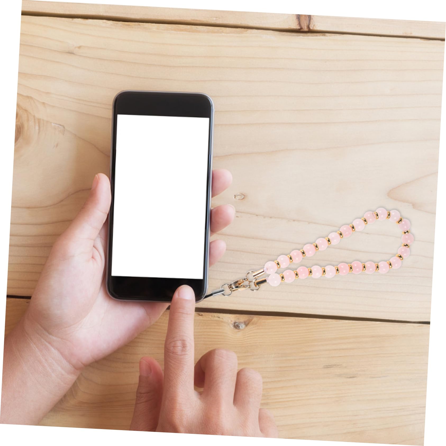 SHINEOFI Ciondolo per Telefono con Perline Laccetto per Smartphone Decorazione e Multifunzionale Compatibile con Facile Usare