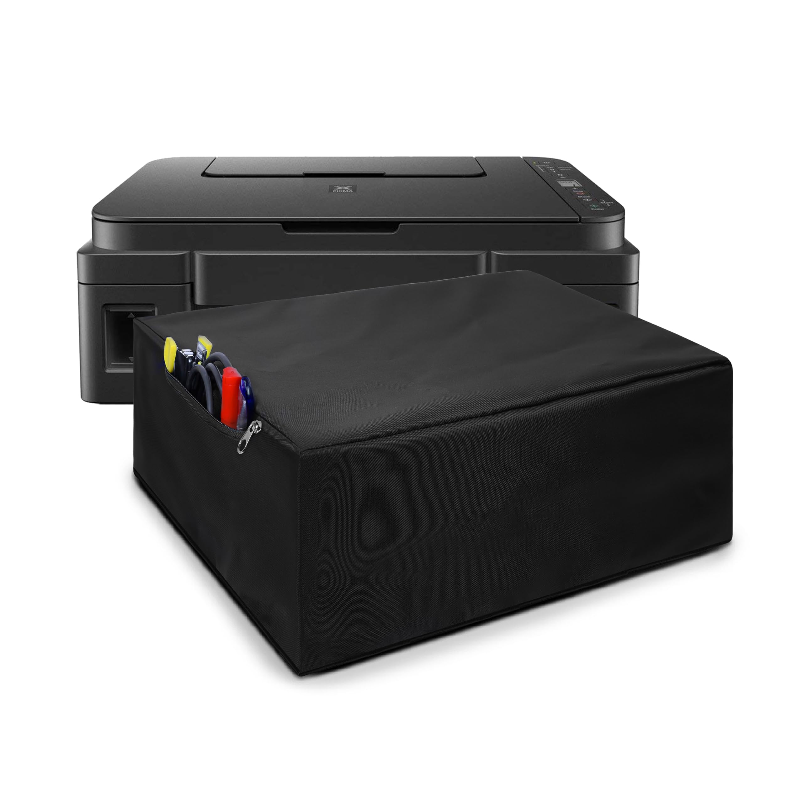 Alifiya Dust Proof Washable Printer Cover for Canon Pixma G3012 All in One Wireless Ink Tank Printer - Black-picture-32