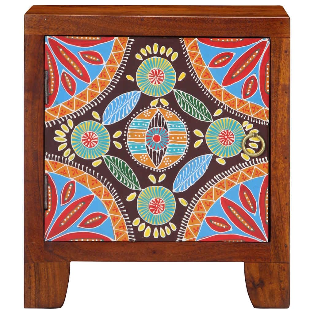 Table de chevet en bois d'acacia massif de qualité supérieure et robuste