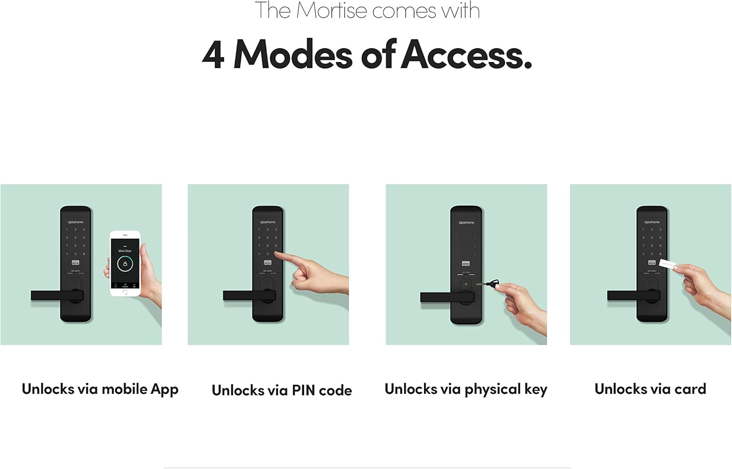 Review Product igloohome IGM1 Smart Mortise Lock, Black