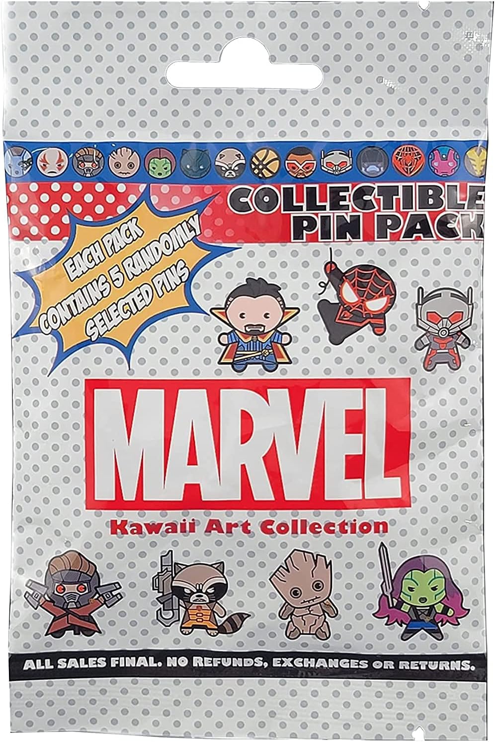 Disney Pin - Marvel Kawaii Art Collection - Series 2 - Mystery Pouch
