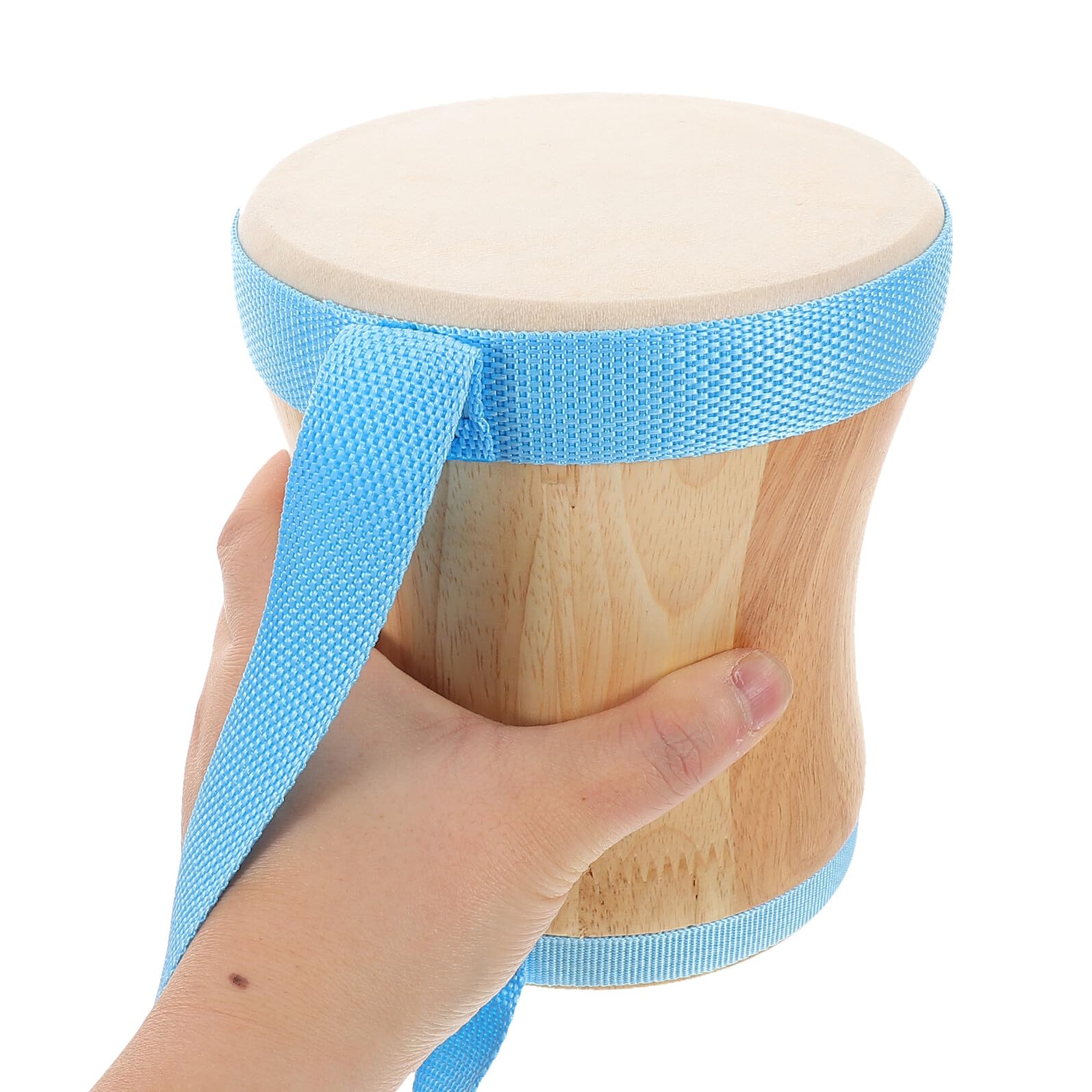 Hemobllo Tamburo Bongo in Legno Pecora Portatile Per Principianti e Ragazzo Ragazza Strumento Percussione Per Attività Musicali e Insegnamento Del Ritmo