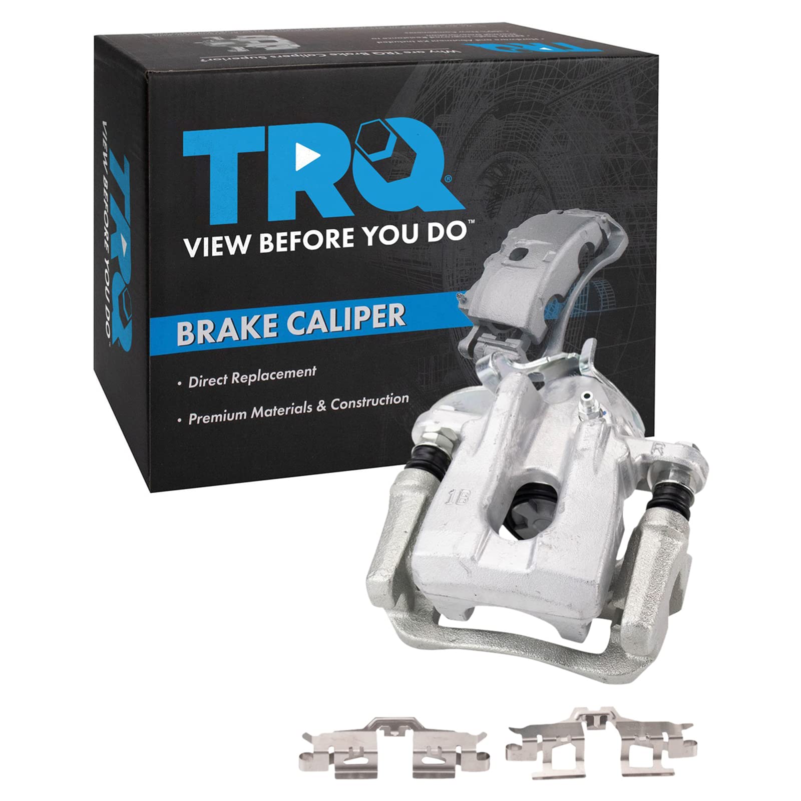 TRQ Rear Right Brake Caliper w/Bracket Passenger Side