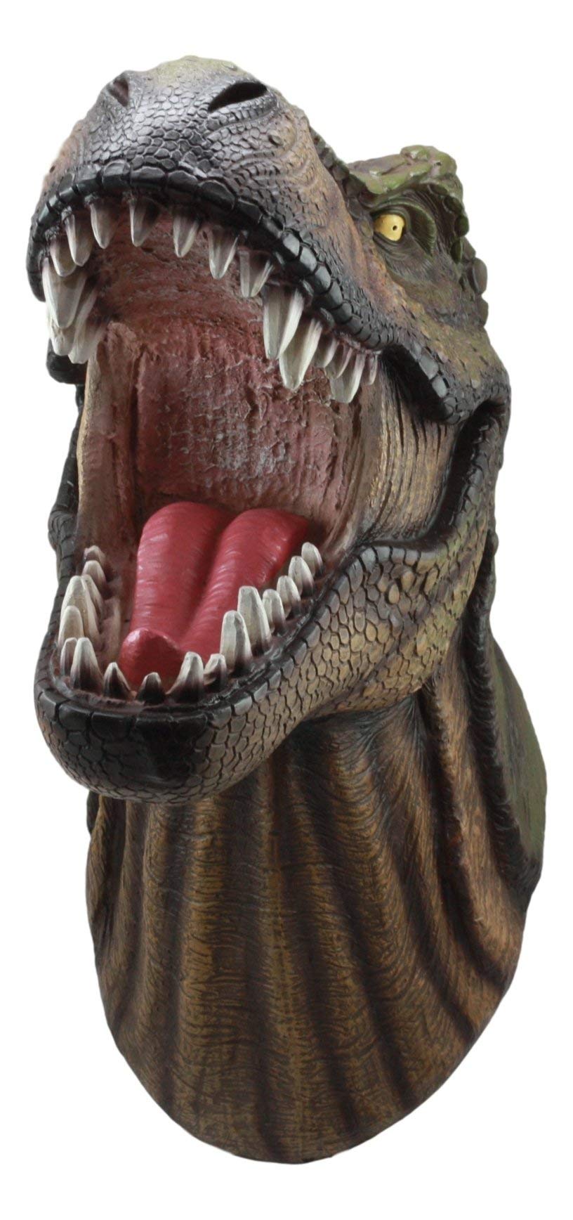 Ebros Jurassic King Large TRex Head Wall Decor 13"Tall Apex Dinosaur