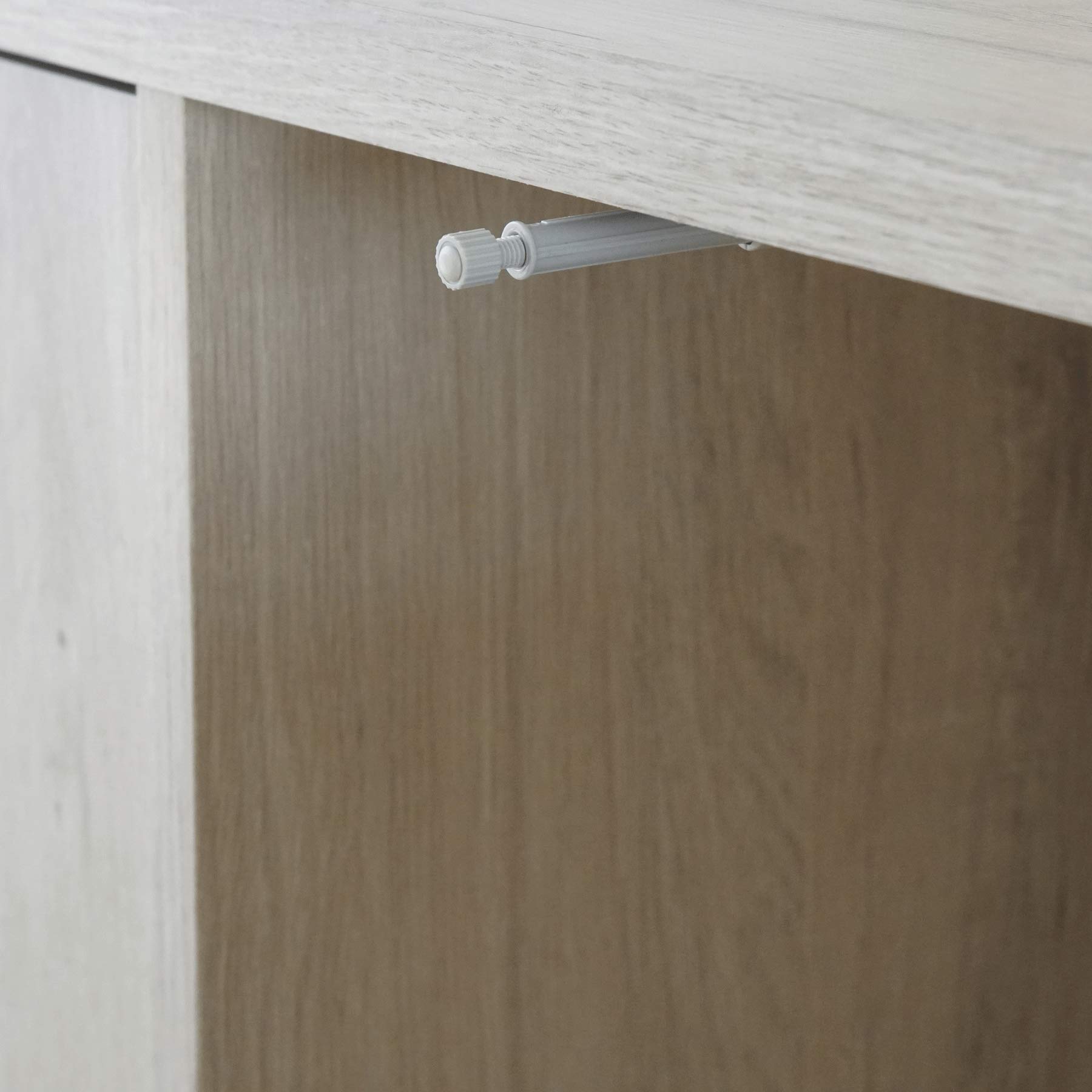 MUEBLES PITARCH | Aparador Salón Comedor, Buffet, Mueble Auxiliar, 2 Puertas y 3 Cajones, Roble Aurora, 89x140x40cm, Despensa, Cocina, Despacho, Tirador Push o Pulsador, Moderno, Nórdico, Modelo Oslo