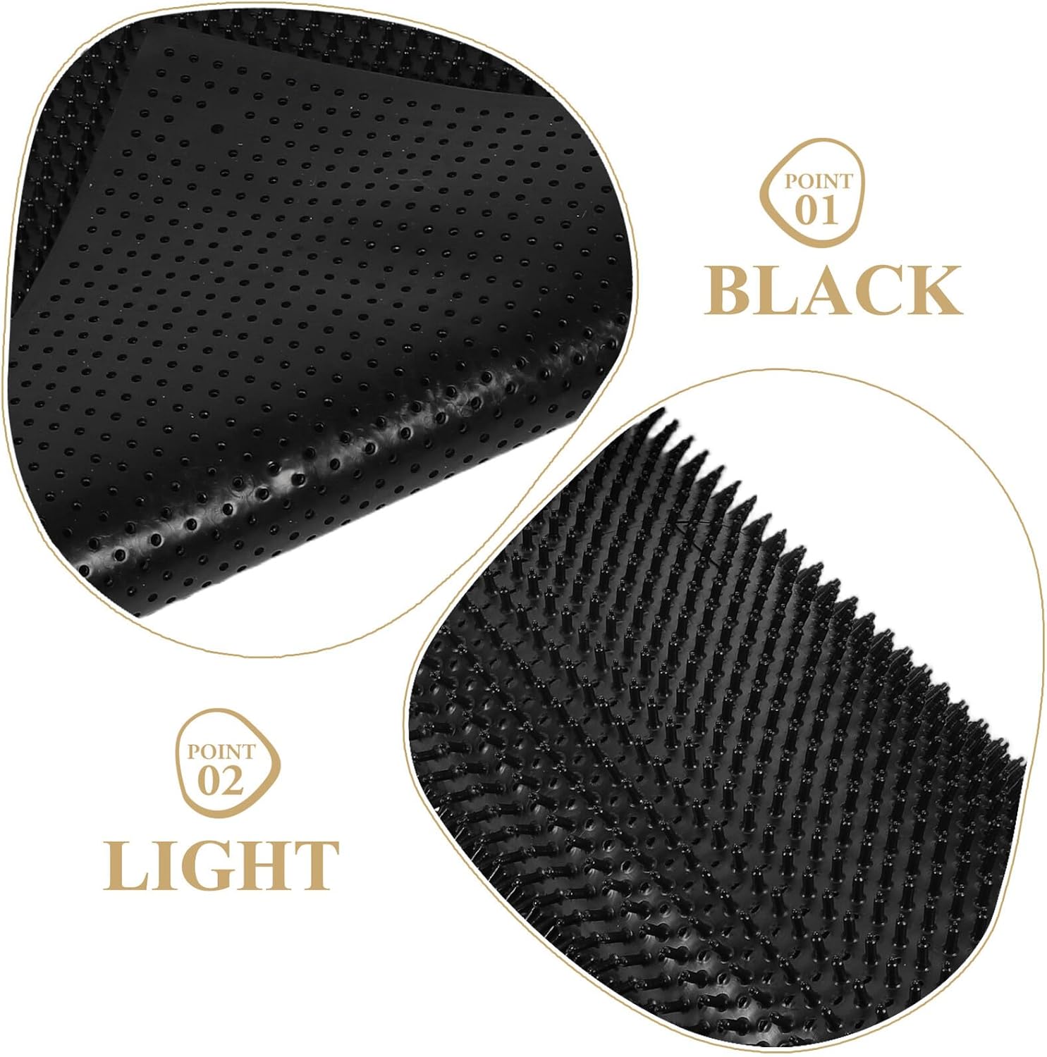 Cattle Scratchers Brush Itch Relief Scratching Mat 50x55cm Silicone Livestock Grooming Equipment for Cow and Horse Barn Use