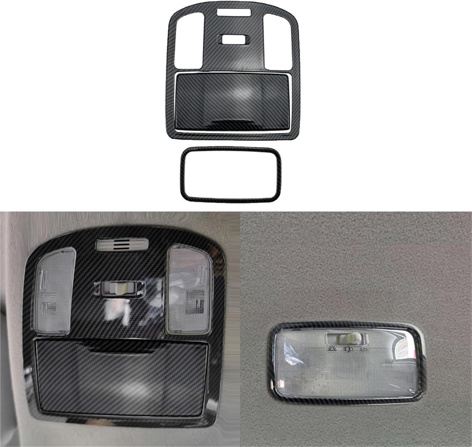 for Toyota for Hilux for Revo for Conquest 2015-2021 Car Reading Lamp Cover Frame Trim Interior Interior Decoration (Size 1)