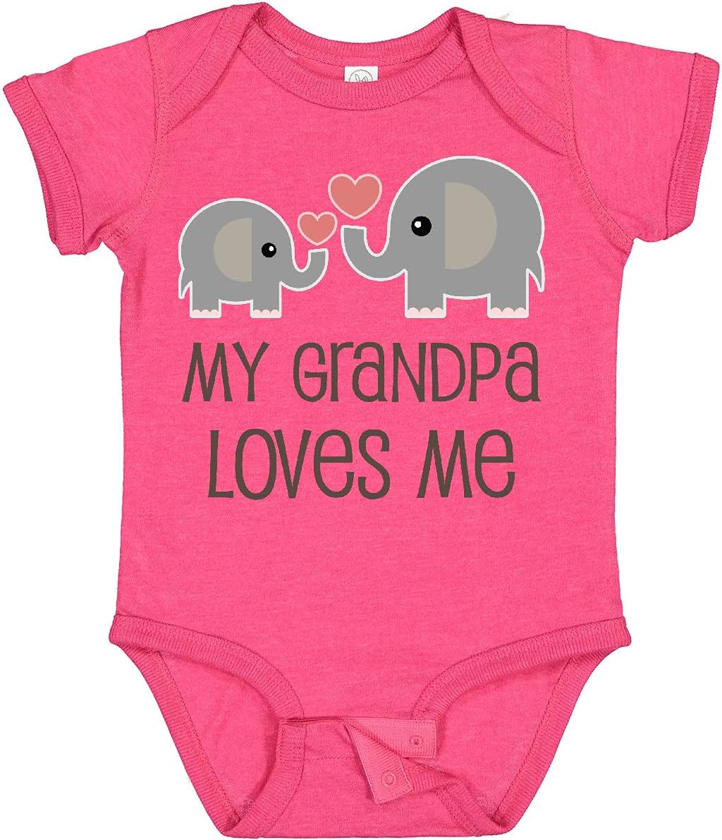 inktastic My Grandpa Loves Me Baby Bodysuit