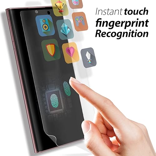 Miniatura 2 de Whitestone - Protector de pantalla ultra flexible para Galaxy S22, paquete de 2 protectores de cámara con 2 protectores de pantalla, paquete de 4