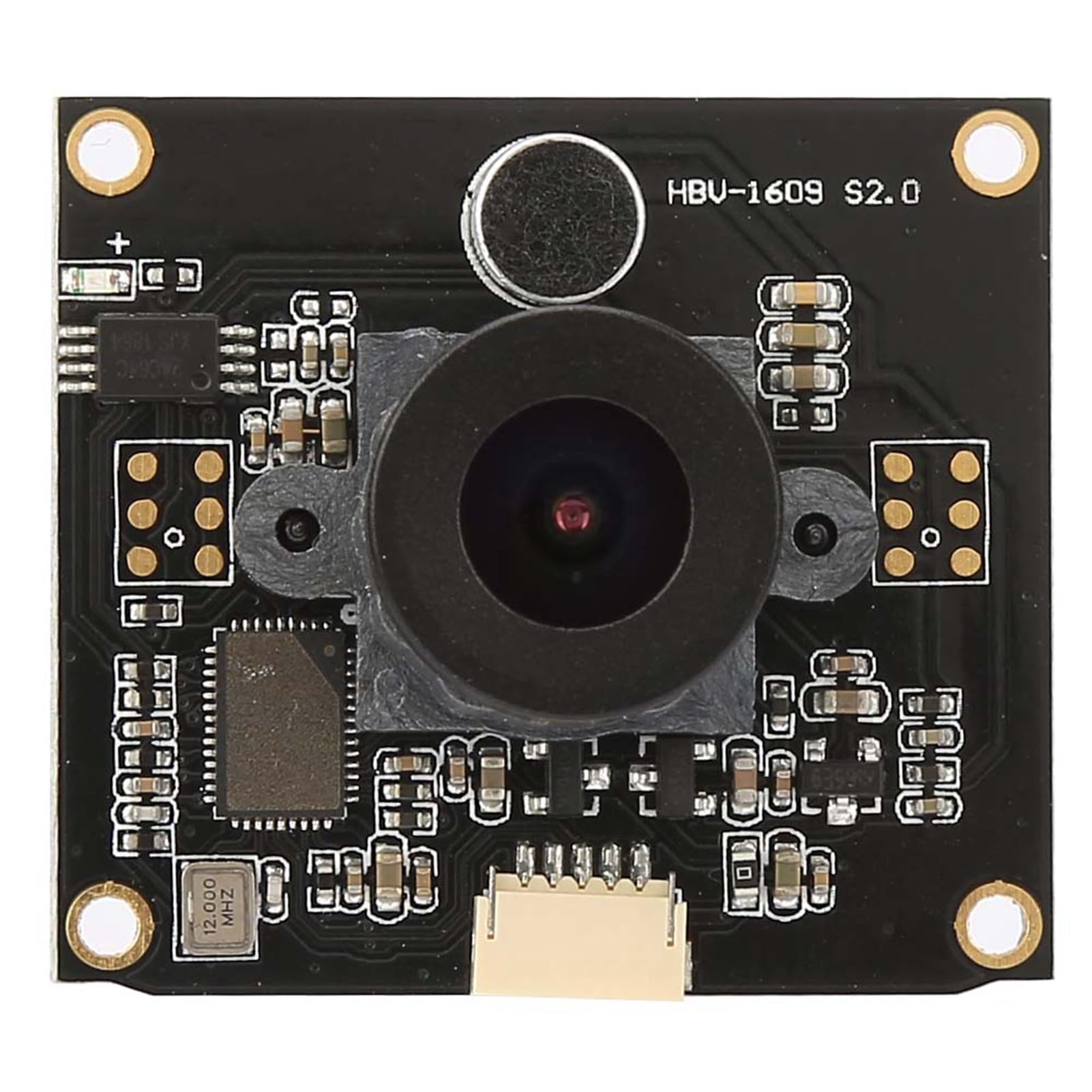 Keenso USB-Kameramodul, 2 Millionen Pixel 1600 * 1200 120 ° HD-Weitwinkelobjektiv USB-Kameramodul mit OV2643-Chip für Sicherheitsüberwachung, Industrieausrüstung, Fahrschreiber, POS-Automaten