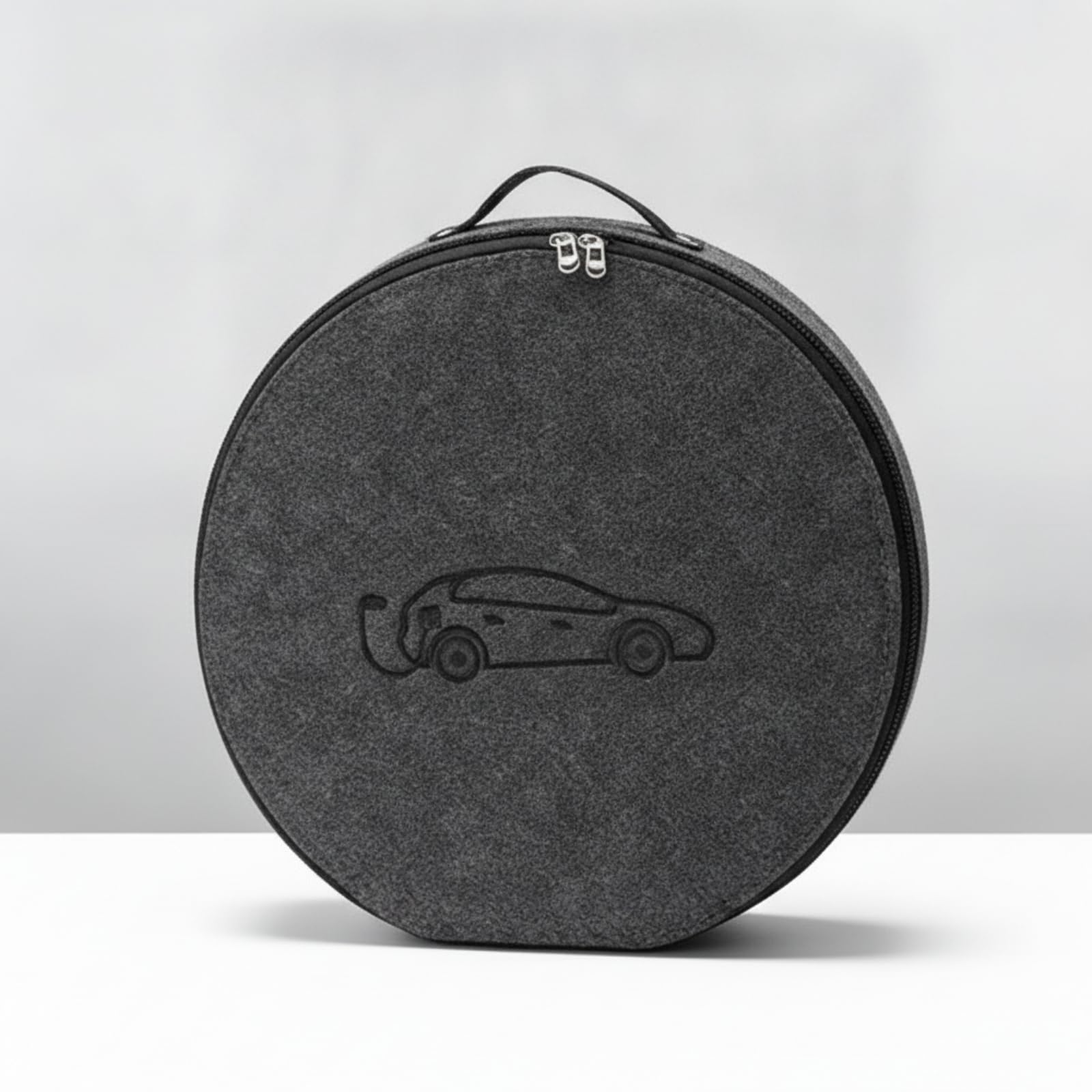 Organizador Cables Portátil Versátil | Compacto, Estuche Portátil para Cable Carga con Asa, Malero, Redondo