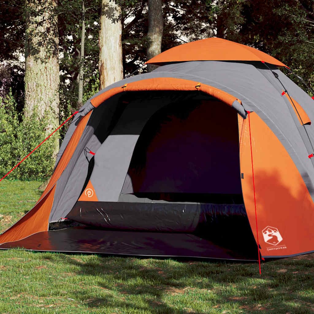 Carpa exterior verde impermeable con sistema de liberación rápida, T-poliéster, ligera y portátil para aventuras de camping