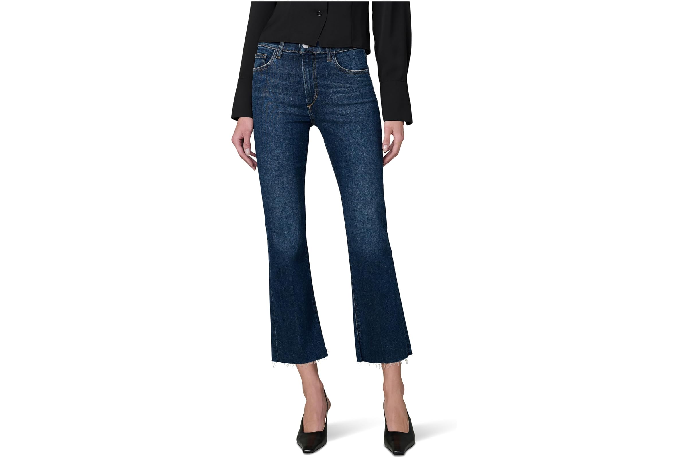 Джинсы Joes Jeans The Callie Cropped Bootcut W/ Raw Hem