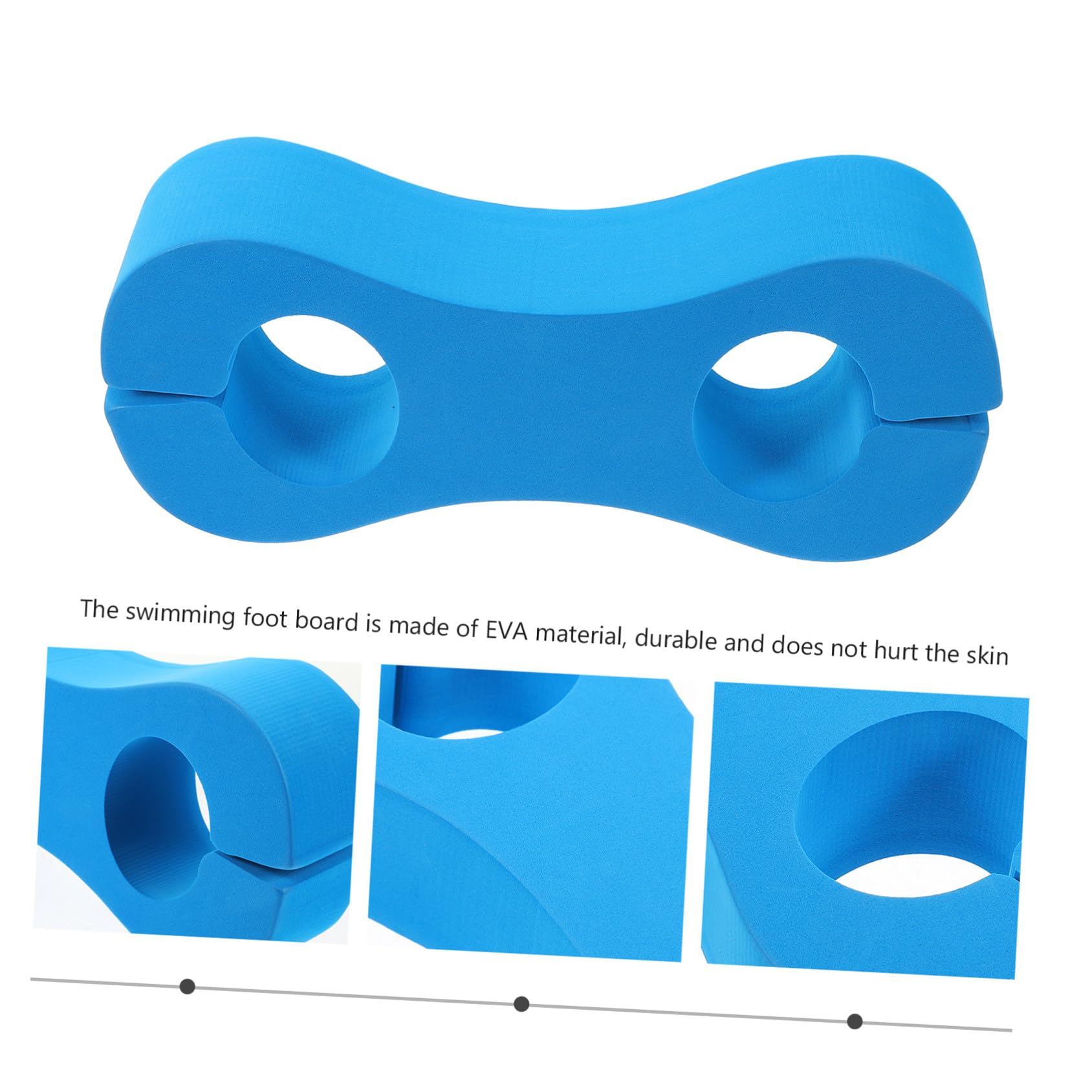 Tabla de Patada para Natación Correctora Eva Azul para Adultos y Niños | Entrenamiento en Piscina, Ligera y Resistente a Roturas, Formato Flotante para Aprendizaje y Práctica