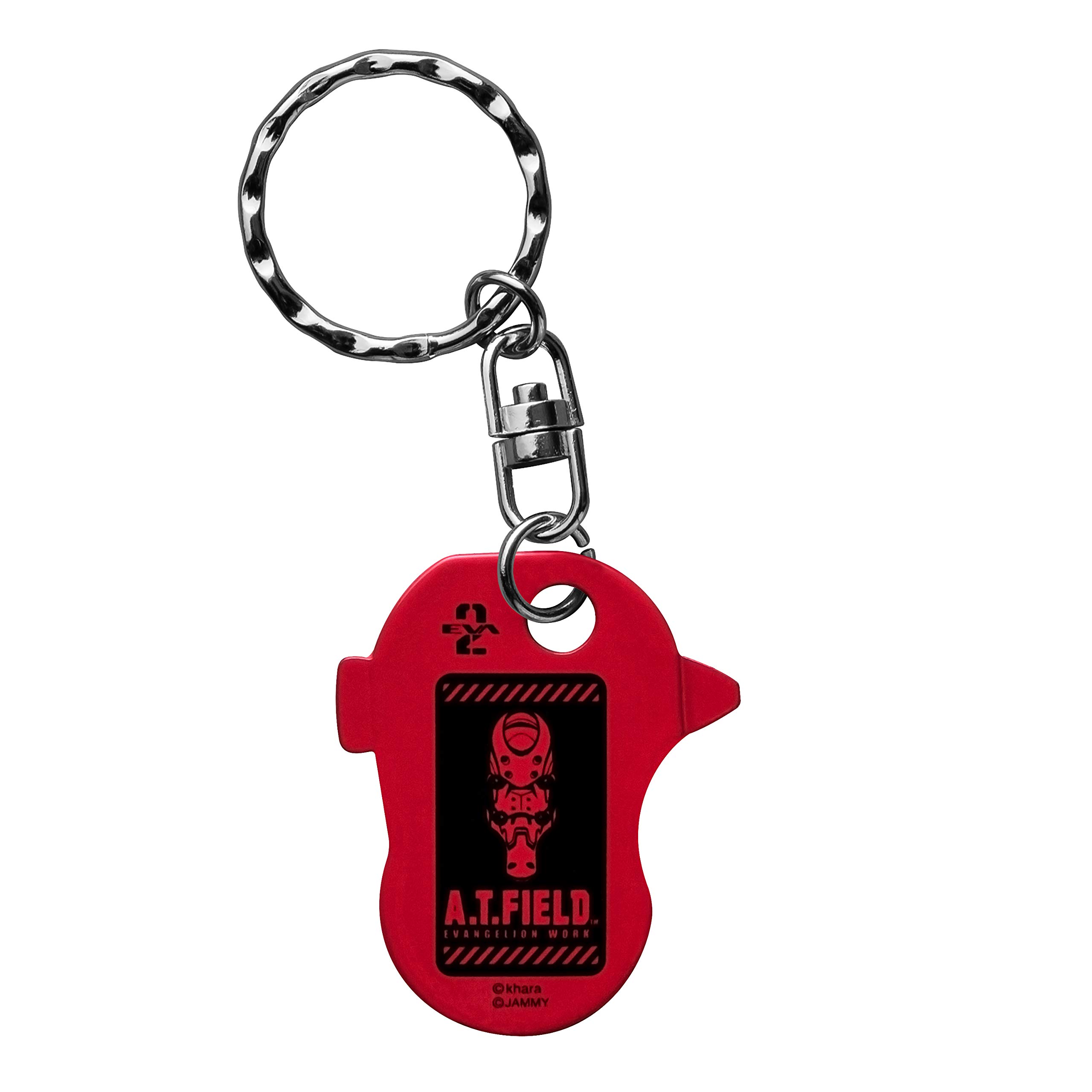 エヴァンゲリオン キーチャーム アスカ 2 EVASTORE TOKYO-01 プレートキーチャームEVA-02/アスカ（赤