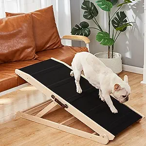 Woohoo Dog Ramp for Bed - Extra Wide & Non-Slip