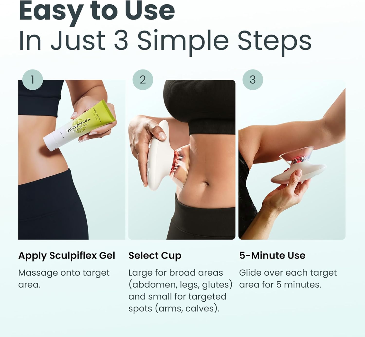 The Original Massage Tool to Help Improve Appearance of Firm Skin on Stomach and Thighs, Patented Technology, Gentle on Skin, Easy to Use - Image 5