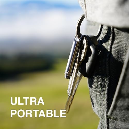 Miniatura 7 de DAILYCARRYCO. Soporte para palillos de dientes de titanio TiPick - Portátil de metal para viajes - Palillo mondadientes reutilizable EDC micro -