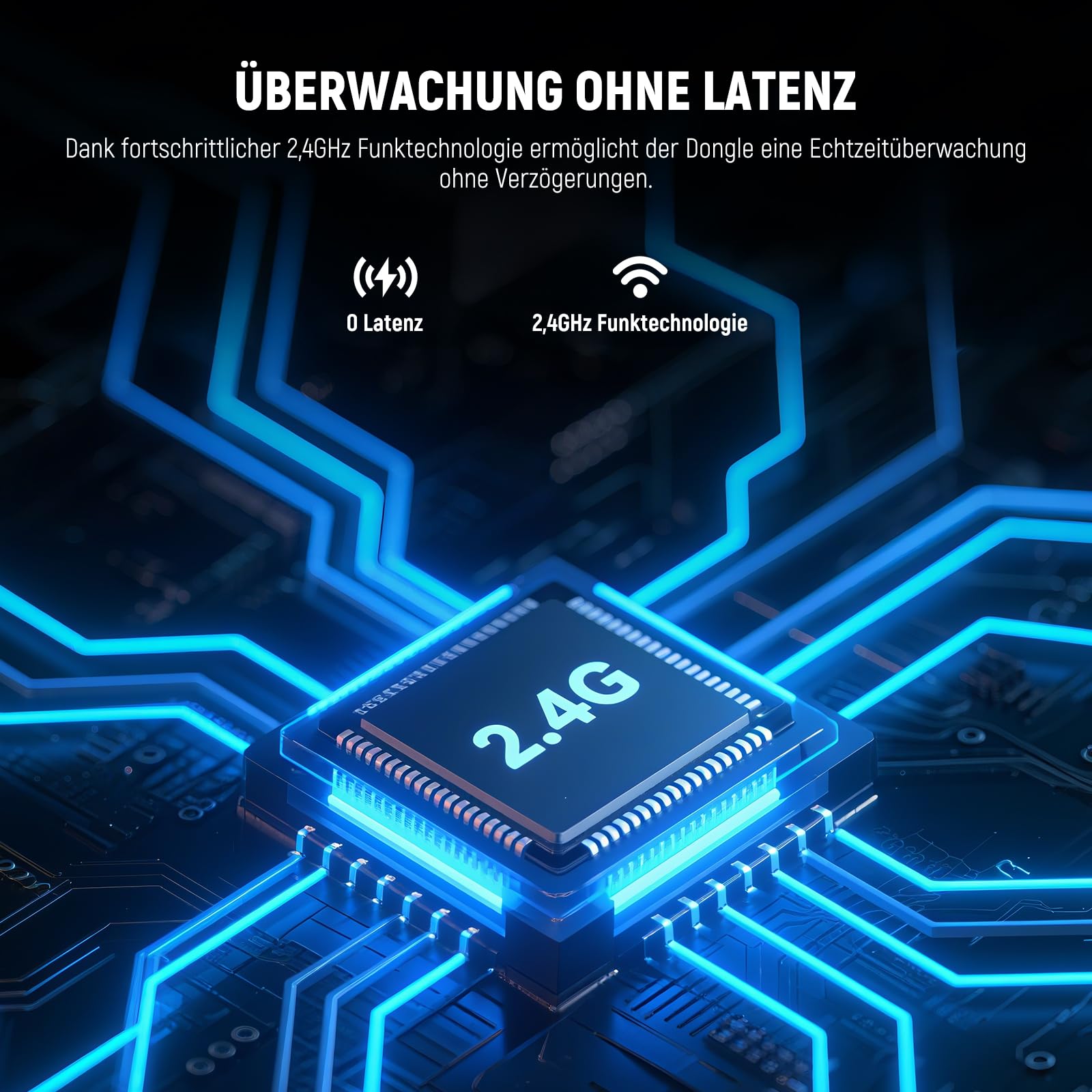NEEWER EB01 2,4GHz Funkdongle OWS Echtzeit Überwachung ohne Latenz Kopfhörer mit Geräuschunterdrückung Mono Track 30m 24 Std. Ohrhörer für 3,5mm TRS Monitorbuchse Lavalier Mik/TV/Handy/Laptop/PC