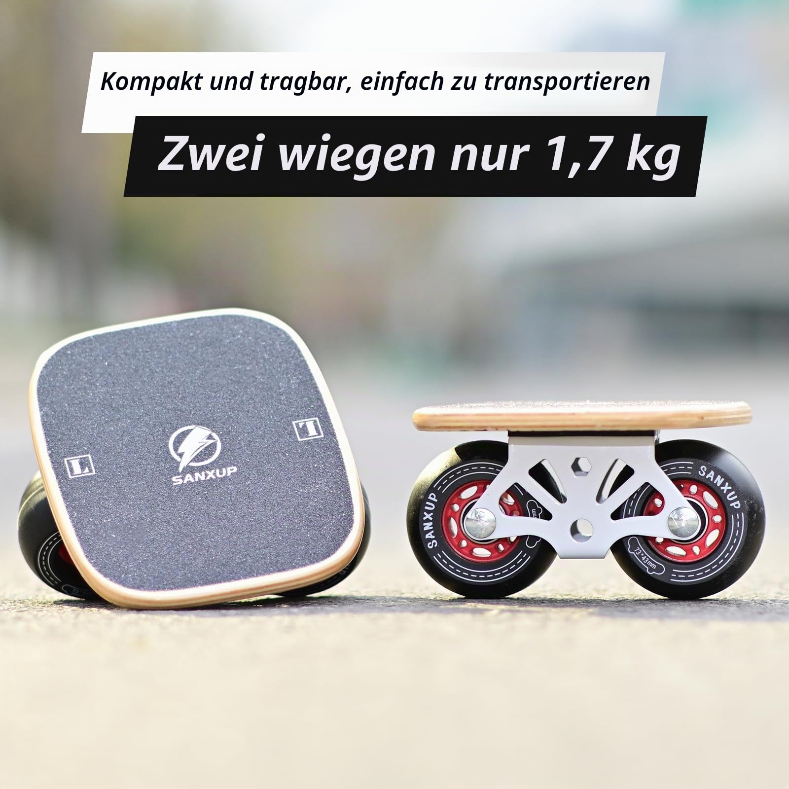 Freeskates,Skates with Split Skateboard Design, Aluminum Alloy Panel, High Elasticity Wheels, and Double Wheelbase Bracket - Ultimate Freeskates