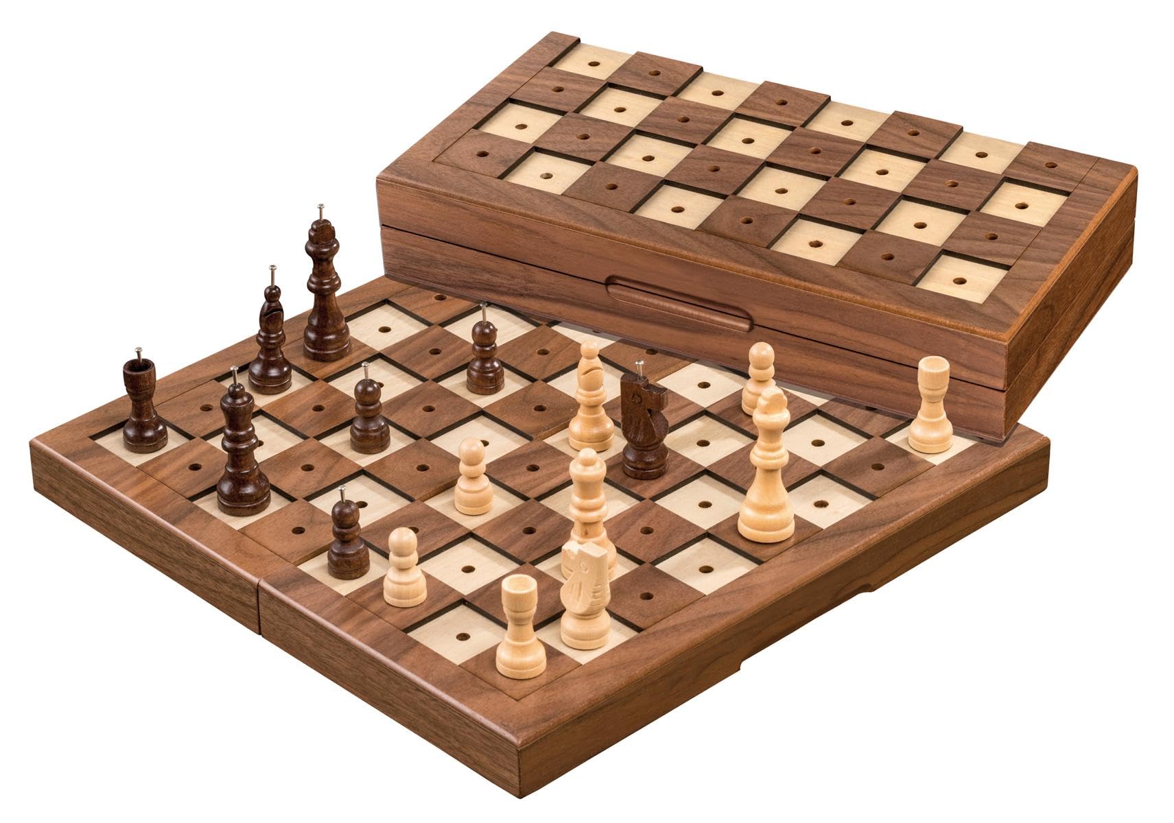 Philos 2739 - BLINDENSCHACH Schachkassette, Feld 33 mm