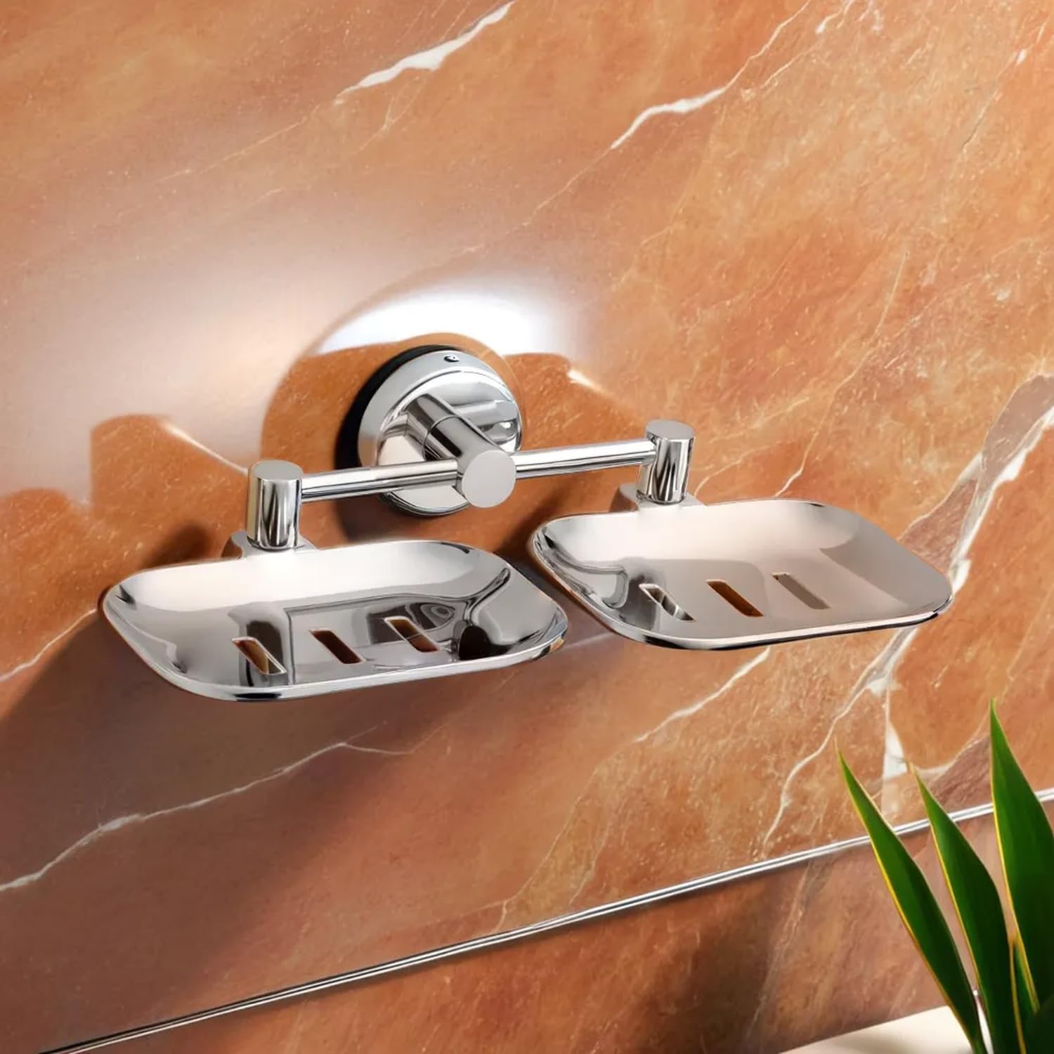 LUXIUR Double Soap Stand for Bathroom and Kitchen Sink, 304 Stainless Steel Sopa Case for Wall Mount, Soap Dish, Soap Holder, Matte Black (B0BTX2RWRL) Amazon Price History, Amazon Price Tracker