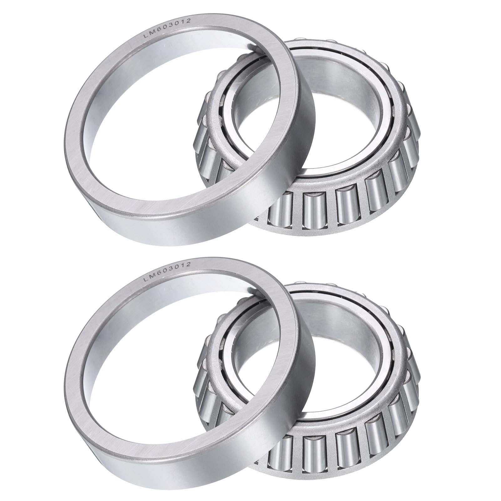 QUARKZMAN 2 Stück LM603049/LM603012 Kegelrollenlager Kegel und Becher, 1.7812" Bohrung x 3.0625" Außendurchmesser x 0.84" Dicke, Chromstahl Kegelrollenlager Set, ABEC-5