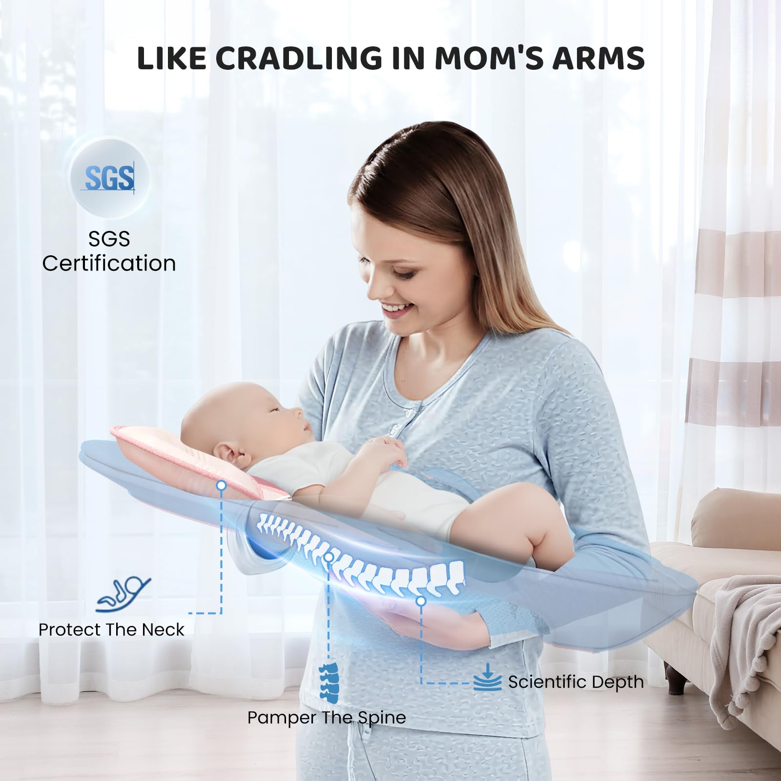 Transat Bébé Electrique – APP & Télécommande Balancelle Bébé Electrique, Balancelle pour Bébe Avec 3 Minuteries, 5 Vitesses de Balançoire, 10 Musiques, Bluetooth Transat Baby (APP Rose)