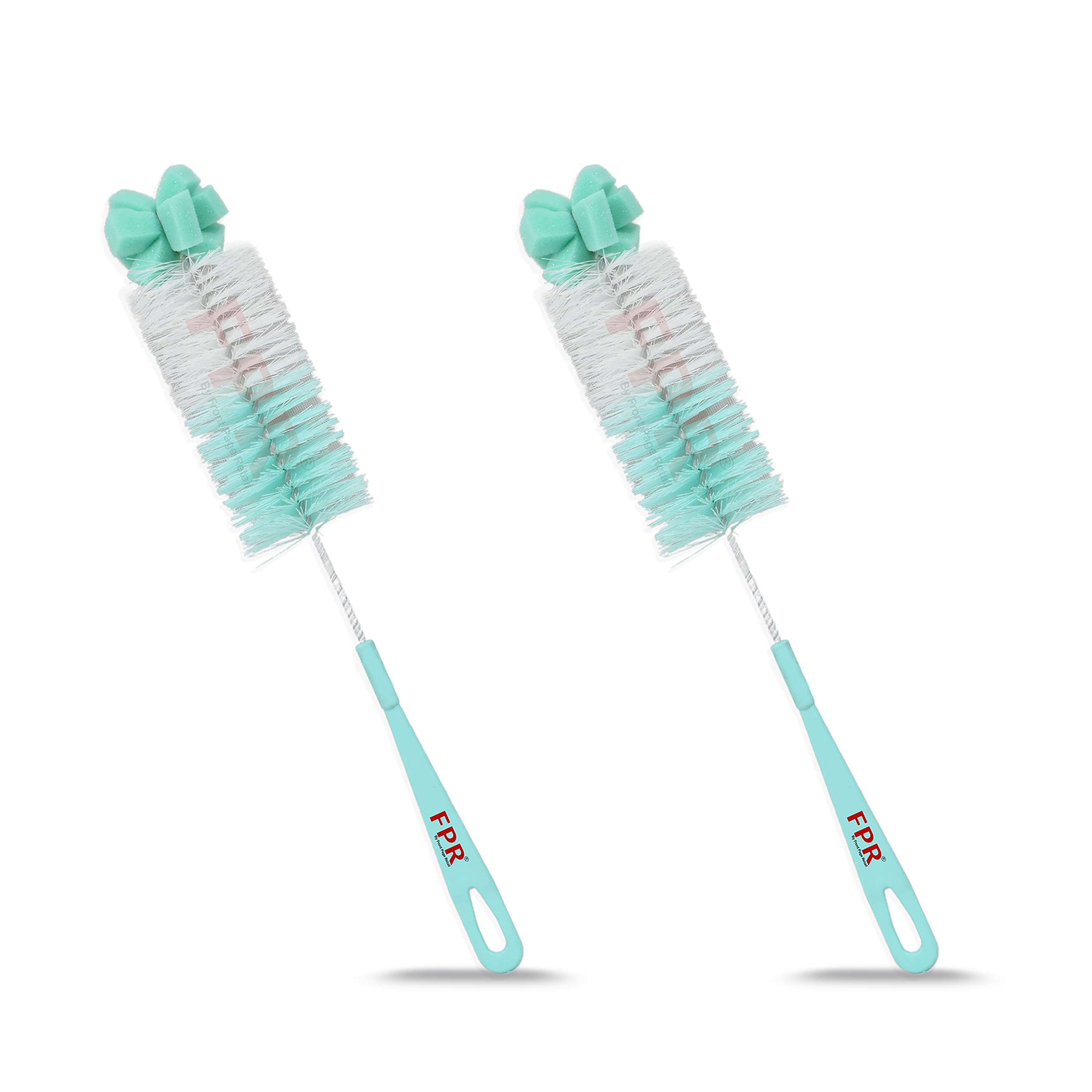 See full amazon price history chart for FPR Pack of 2Pcs Bottle Cleaning Brush with Long Handle Foam Head for Cleaning All Kind of Bottles, Jars (2Pcs, Aqua Green) Length-43cm FPR Pack of 2Pcs Bottle Cleaning Brush with Long Handle Foam Head for Cleaning All Kind of Bottles, Jars (2Pcs, Aqua Green) Length-43cm (B0B12VPVN8) Amazon Price History, Amazon Price Tracker