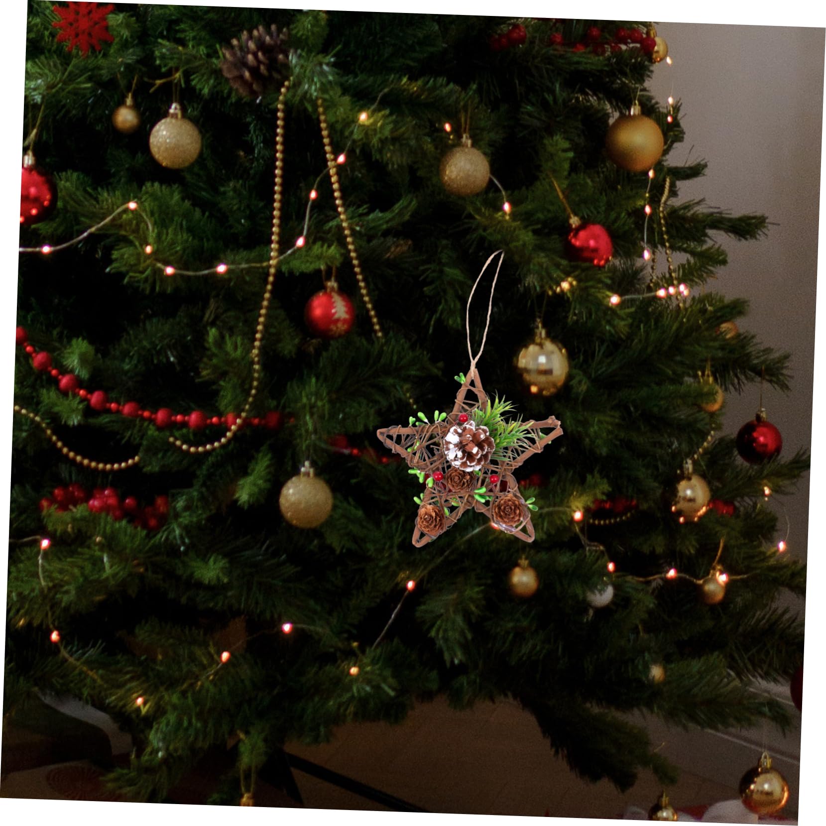 Zerodeko 5 STK Weihnachtsschmuck Plüsch weihnachtsdekoration Zwerge Gold Christbaumschmuck Dekorationen Weihnachts anhänger Weihnachts Party hölzernes Hohldekor Coffee