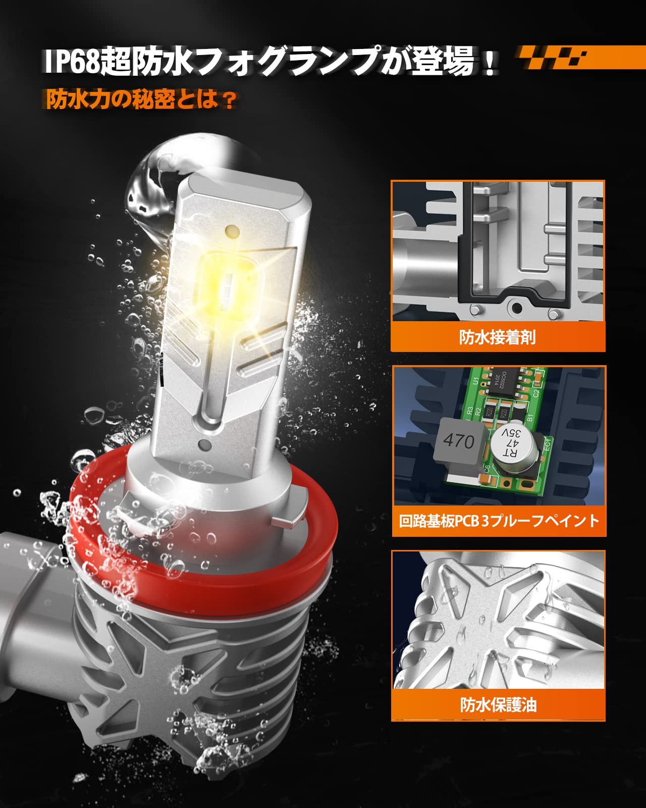 驚異の明るさ!ブルー 28000LM‼H11フォグランプ 驚異の明るさ!ブルー 28000LM‼H11フォグランプ