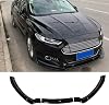 NINTE Front Lip Fit for 2013-2016 Ford FusionMondeo Gloss Black Bumper Spoiler Splitter 3 pcs