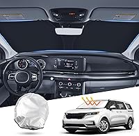 Vista 14 de T TGBROS Parasol para parabrisas de automóvil Toyota 4Runner 2010-2024, grueso, bloqueo UV y opaca, privacidad plegable, 8 piezas, accesorios