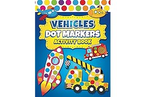 Do a Dot Activity Book Vehicles: Preschool Learning Fun with Markers